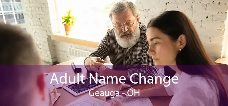  Adult Name Change Geauga - OH
